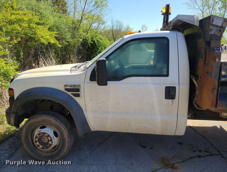 image for item DP1356 2008 Ford F450 Super Duty XL dump truck