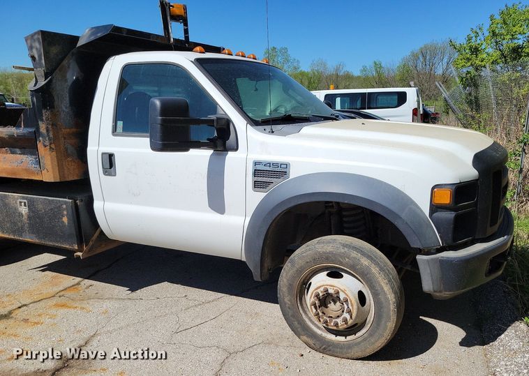image for item DP1356 2008 Ford F450 Super Duty XL dump truck