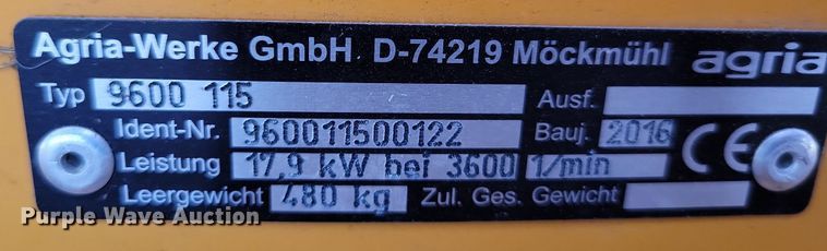 image for item DP1387 2016 Alamo Ridge Runner remote controlled lawn mower