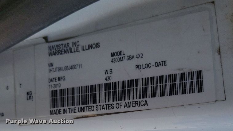 image for item DP1392 2011 International 4300M7 dump truck