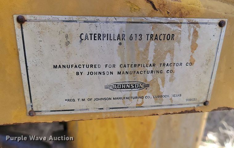 image for item DP5681 1976 Caterpillar 613 elevating scraper