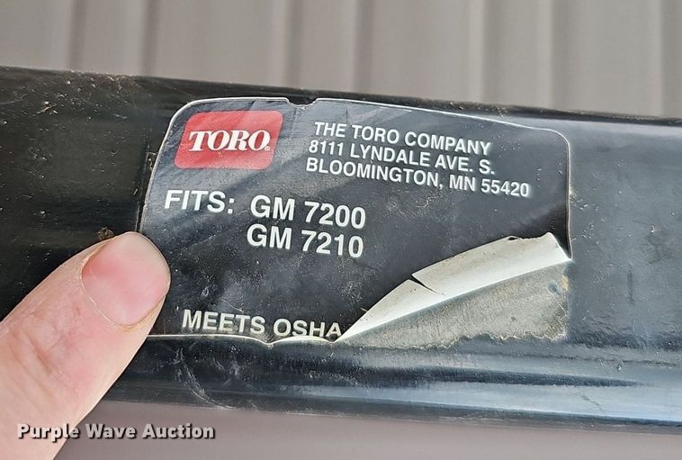 image for item DQ8672 Toro Groundsmaster 7200 ZTR lawn mower