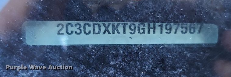 image for item DQ8686 2016 Dodge  Charger Police 