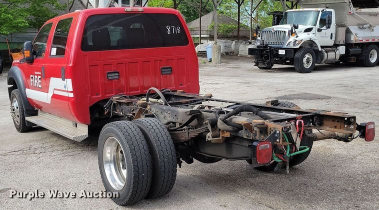 image for item DR8032 2012 Ford F550 Super Duty XLT Crew Cab truck cab and chassis