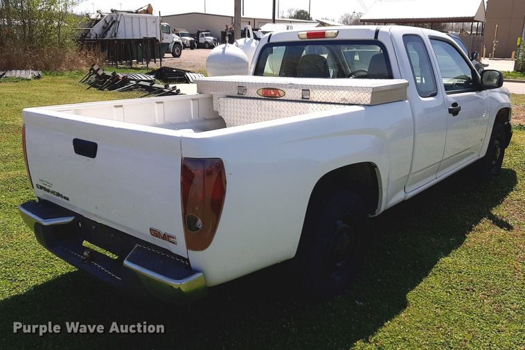 image for item DV9959 2007 GMC Canyon Ext. Cab pickup truck