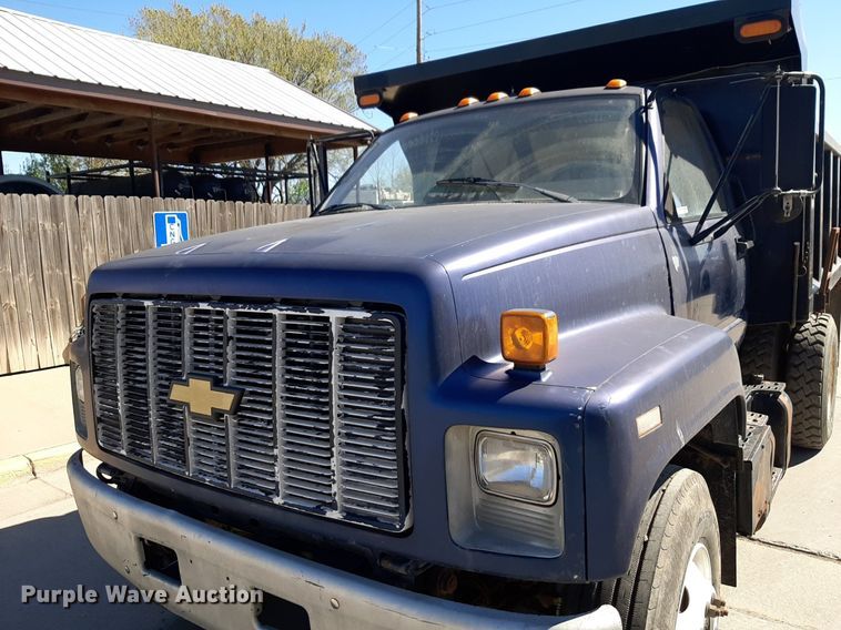 image for item DV9962 1992 Chevrolet Kodiak dump truck