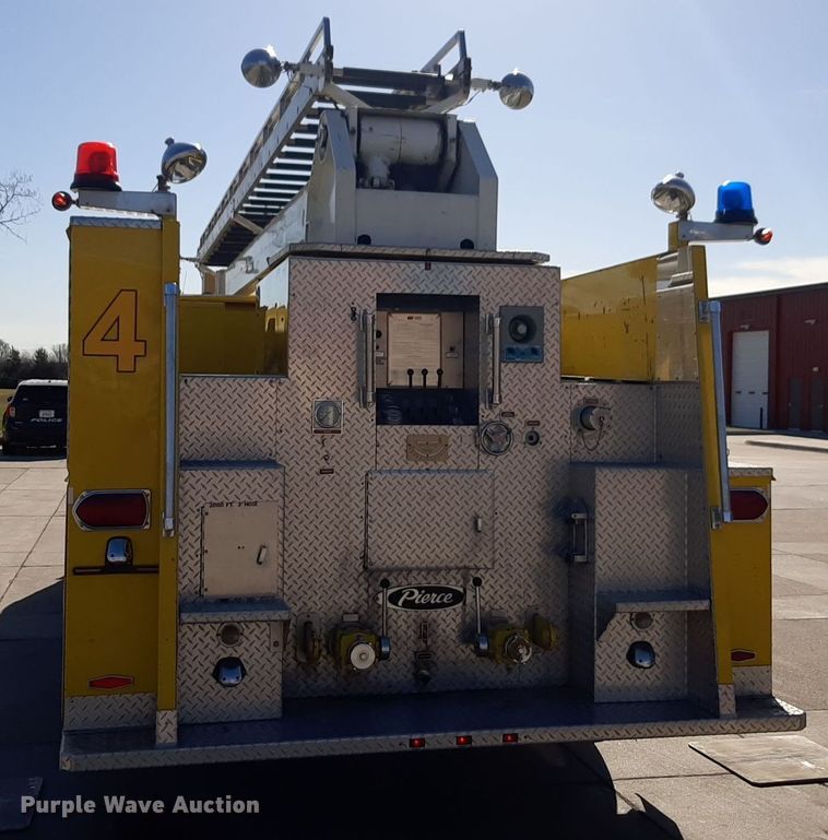 image for item DV9963 1981 Ford Pierce ladder fire truck