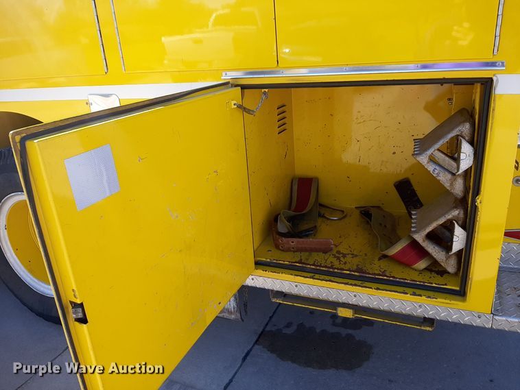 image for item DV9963 1981 Ford Pierce ladder fire truck