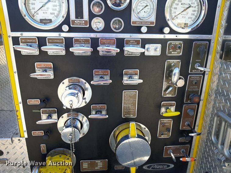 image for item DV9963 1981 Ford Pierce ladder fire truck