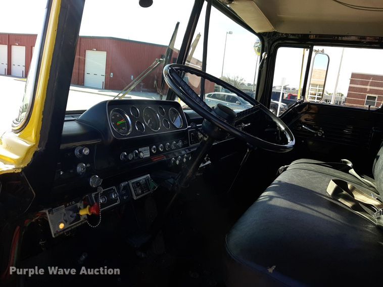 image for item DV9963 1981 Ford Pierce ladder fire truck