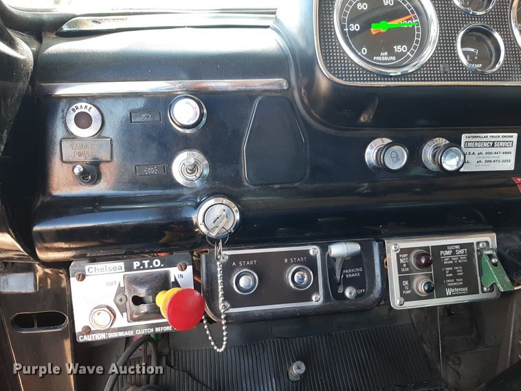 image for item DV9963 1981 Ford Pierce ladder fire truck