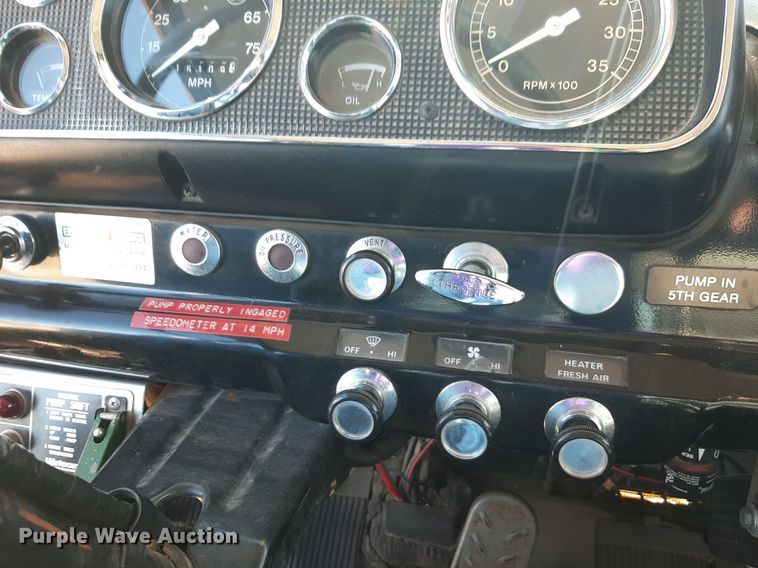 image for item DV9963 1981 Ford Pierce ladder fire truck