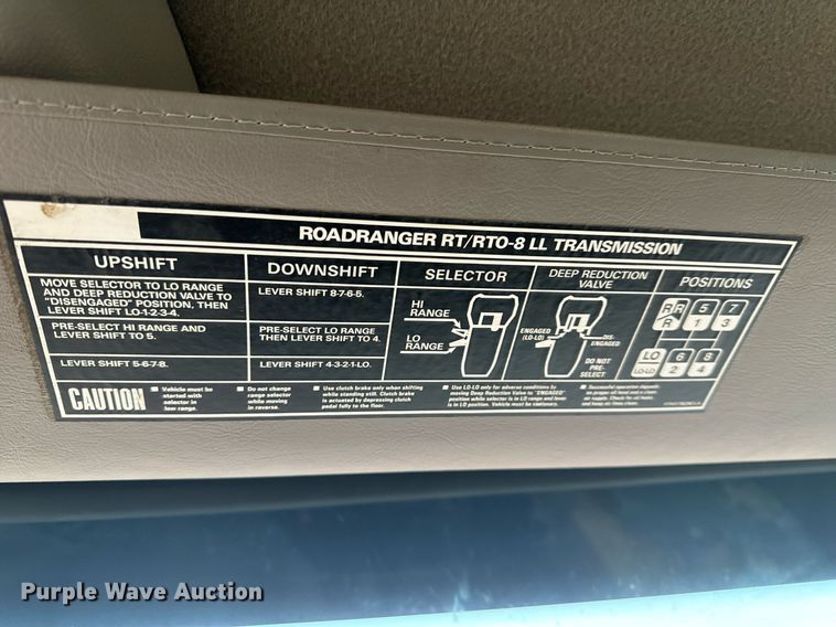 image for item EH6621 2000 Sterling  L8511 dump truck