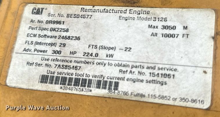 image for item EH6621 2000 Sterling  L8511 dump truck