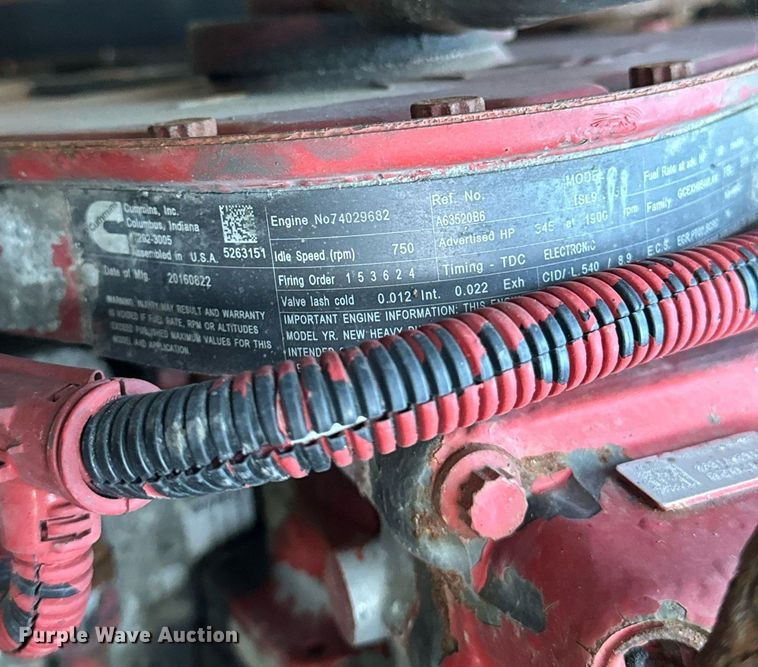 image for item EH6668 2017 International  WorkStar 7500 dump truck