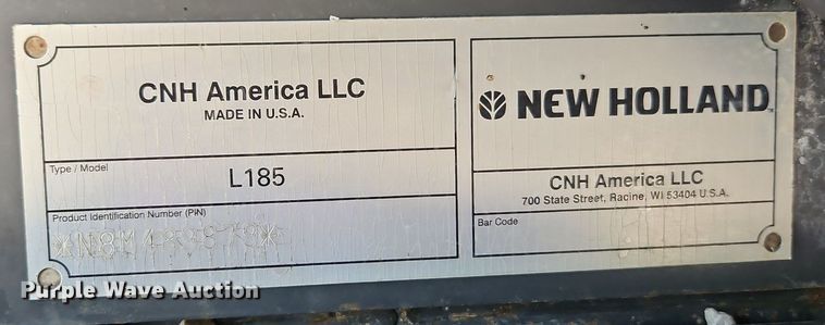 image for item EI3725 2008 New Holland L185 skid steer loader