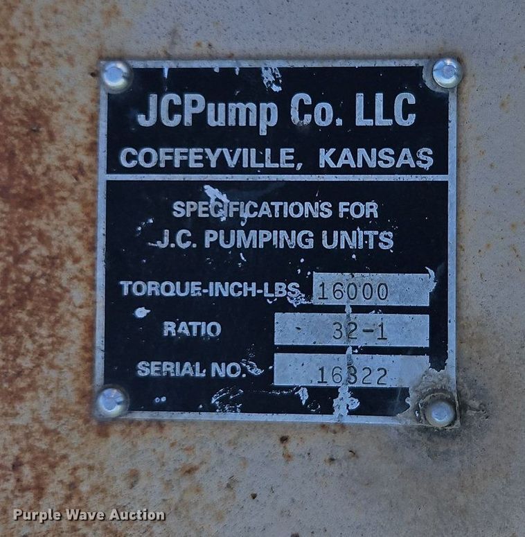 image for item EI3742 JC Pump Co. pump jack