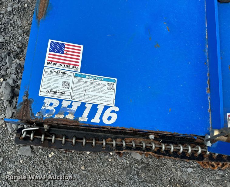 image for item EJ0407 Bush Hog  BH116-1 rotary mower