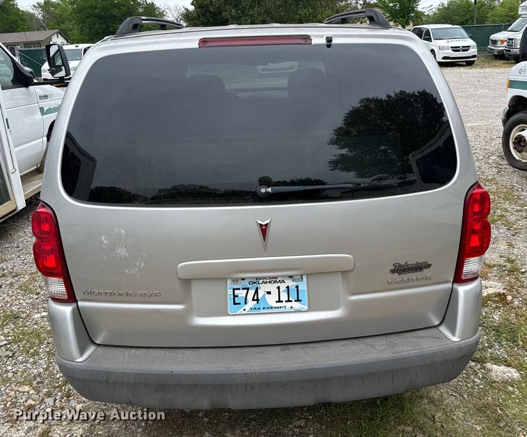image for item EJ0564 2005 Pontiac Montana SV6 van