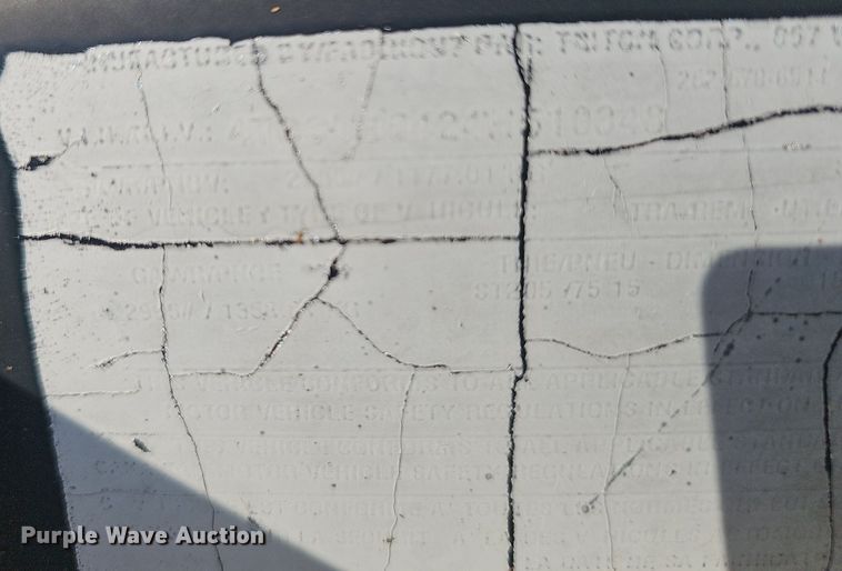 image for item EJ6311 2004 Triton utility trailer