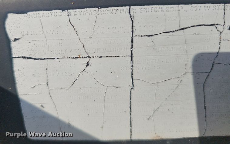 image for item EJ6311 2004 Triton utility trailer