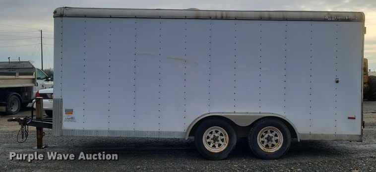 image for item EJ7902 2002 Doolittle  enclosed cargo trailer