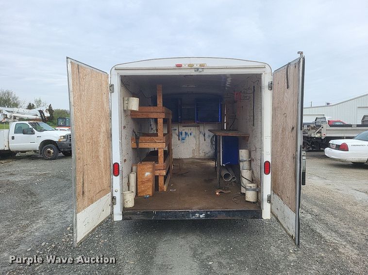 image for item EJ7902 2002 Doolittle  enclosed cargo trailer