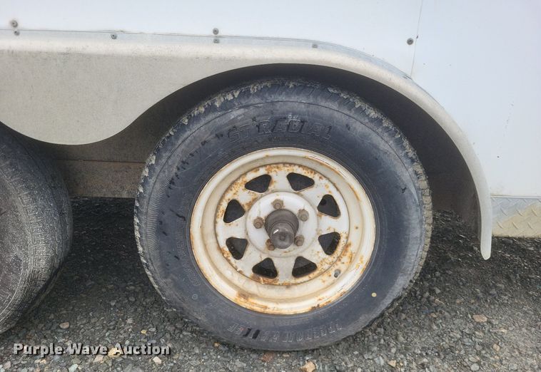 image for item EJ7902 2002 Doolittle  enclosed cargo trailer