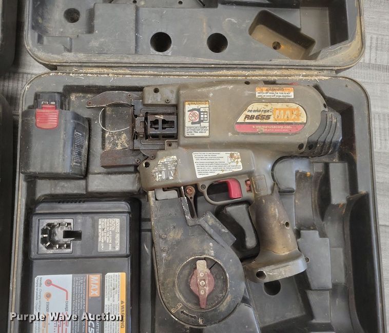 image for item EJ7938 (2) Max Re-Bar-Tier AB655 rebar tying tools