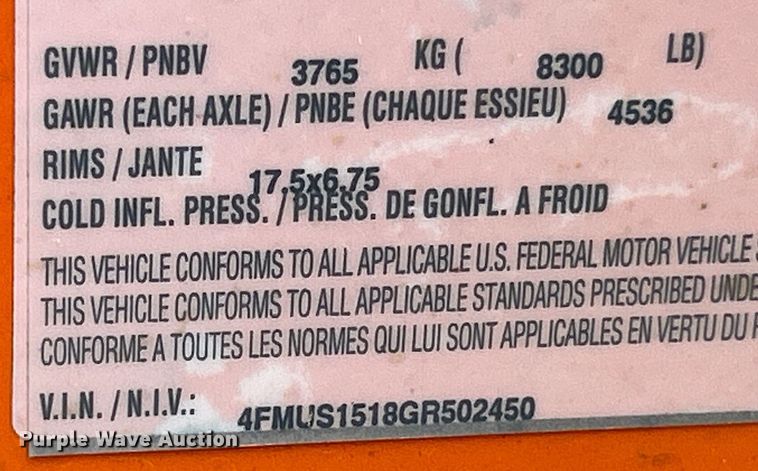 image for item EK4476 2016 Bandit  Intimidator 1390XP wood chipper