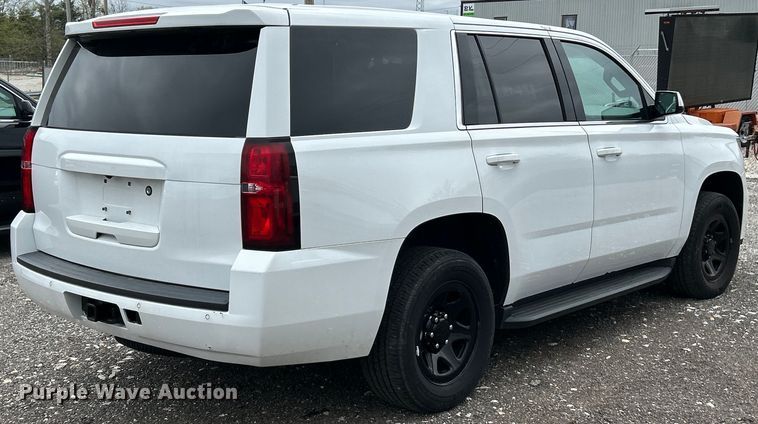 image for item EK4479 2017 Chevrolet Tahoe Police SUV