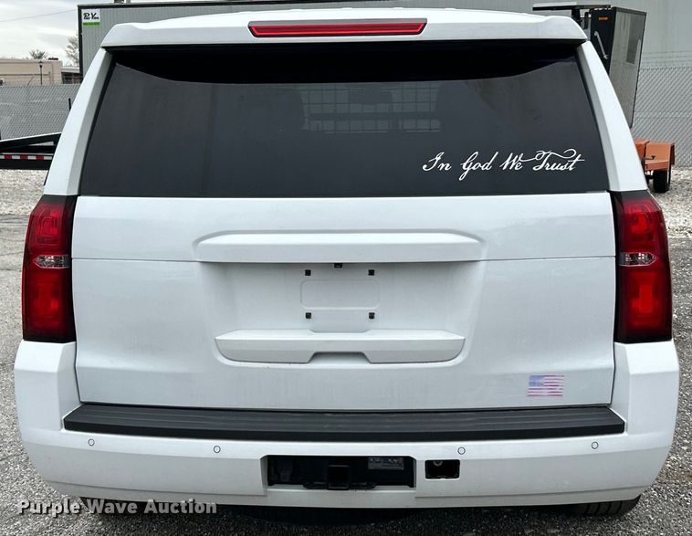 image for item EK4482 2019 Chevrolet Tahoe Police SUV