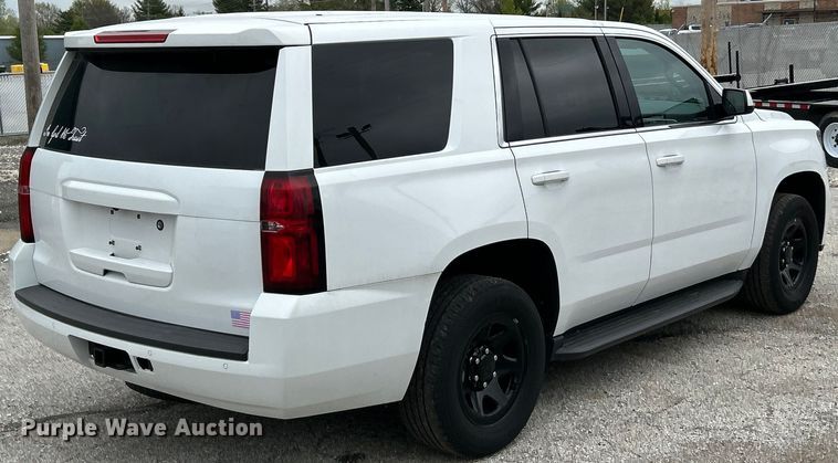 image for item EK4483 2017 Chevrolet Tahoe Police SUV