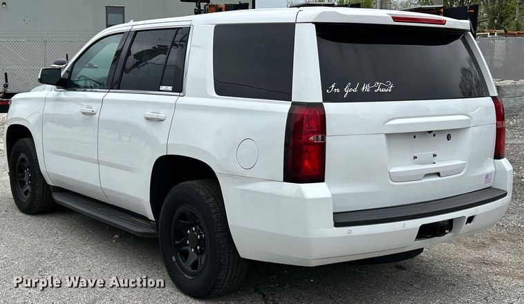 image for item EK4483 2017 Chevrolet Tahoe Police SUV