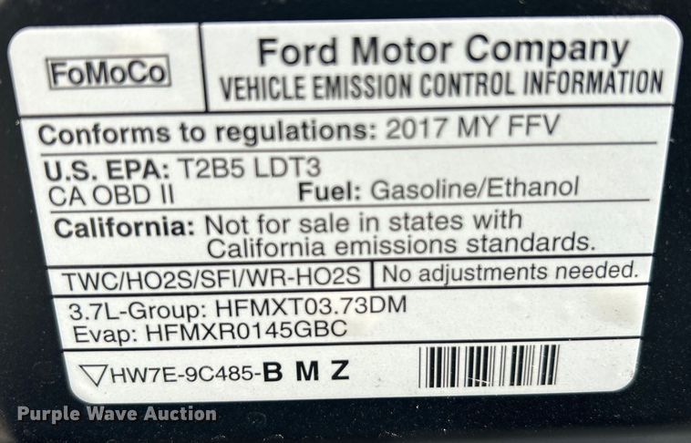 image for item EK4499 2017 Ford Explorer Police Interceptor SUV