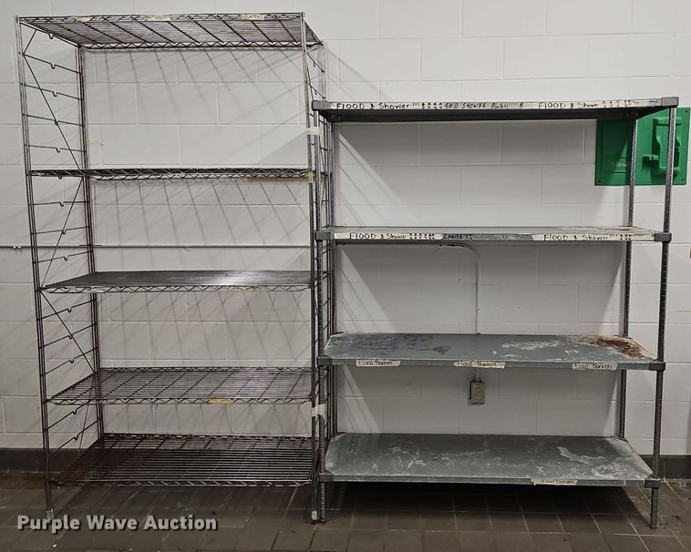 image for item EK5772 (12) metal shelving