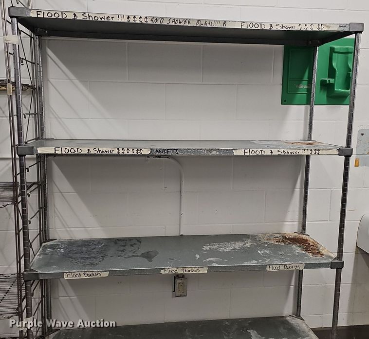 image for item EK5772 (12) metal shelving