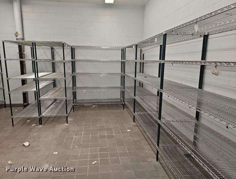 image for item EK5774 (12) metal shelving 