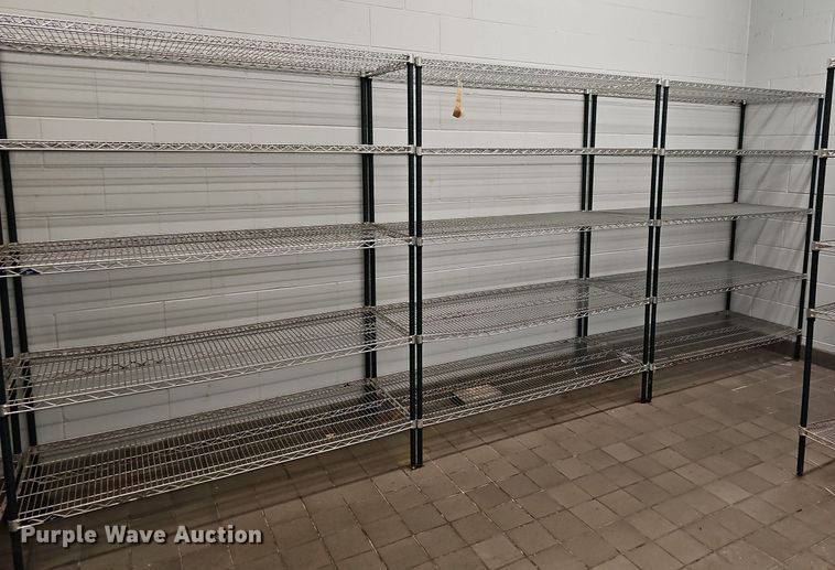 image for item EK5774 (12) metal shelving 