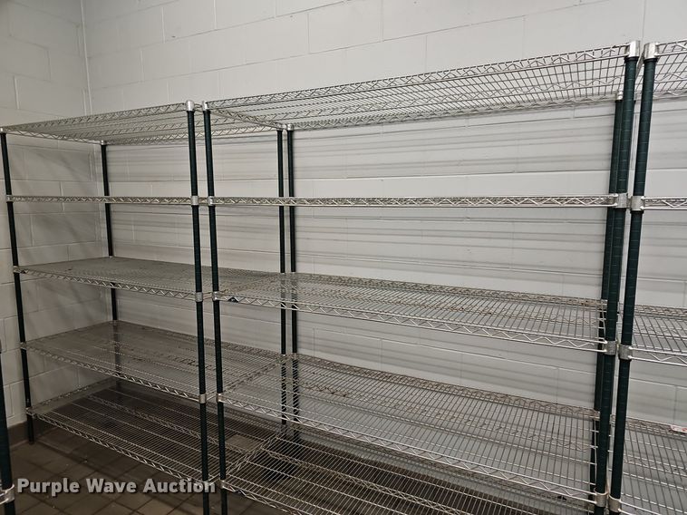 image for item EK5774 (12) metal shelving 