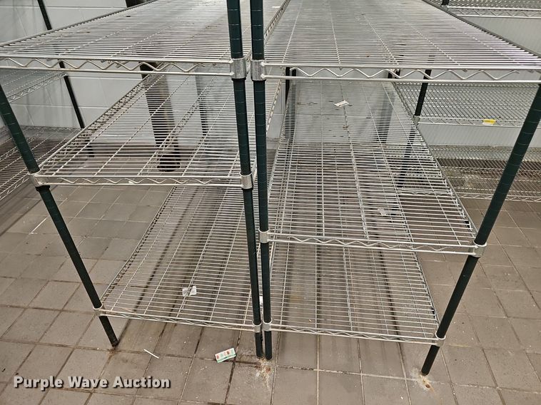 image for item EK5774 (12) metal shelving 