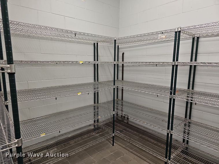 image for item EK5774 (12) metal shelving 