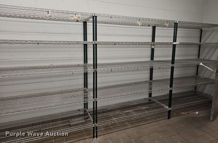 image for item EK5774 (12) metal shelving 