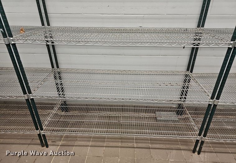 image for item EK5774 (12) metal shelving 