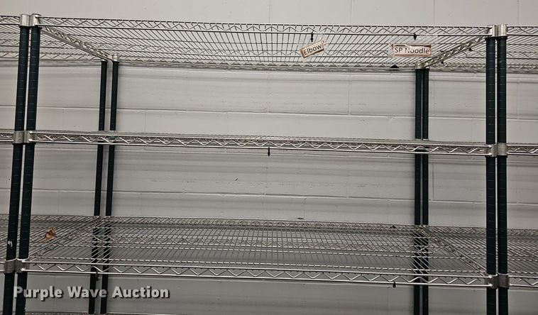 image for item EK5774 (12) metal shelving 