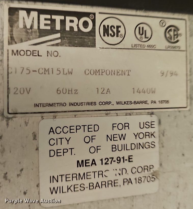 image for item EK5782 (2) Metro PM2X500 warmers