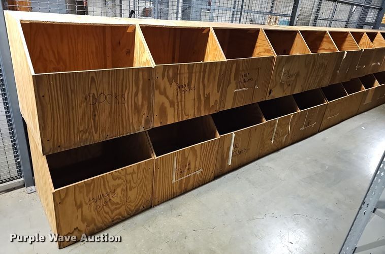 image for item EK5788 (20) wood storage boxes