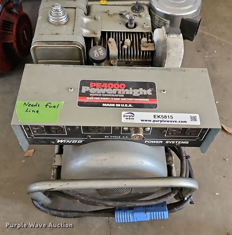 image for item EK5815 (2) Lincoln PE4000 Powermight generators