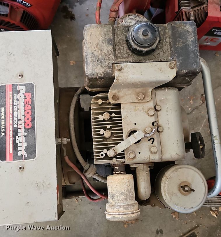 image for item EK5815 (2) Lincoln PE4000 Powermight generators