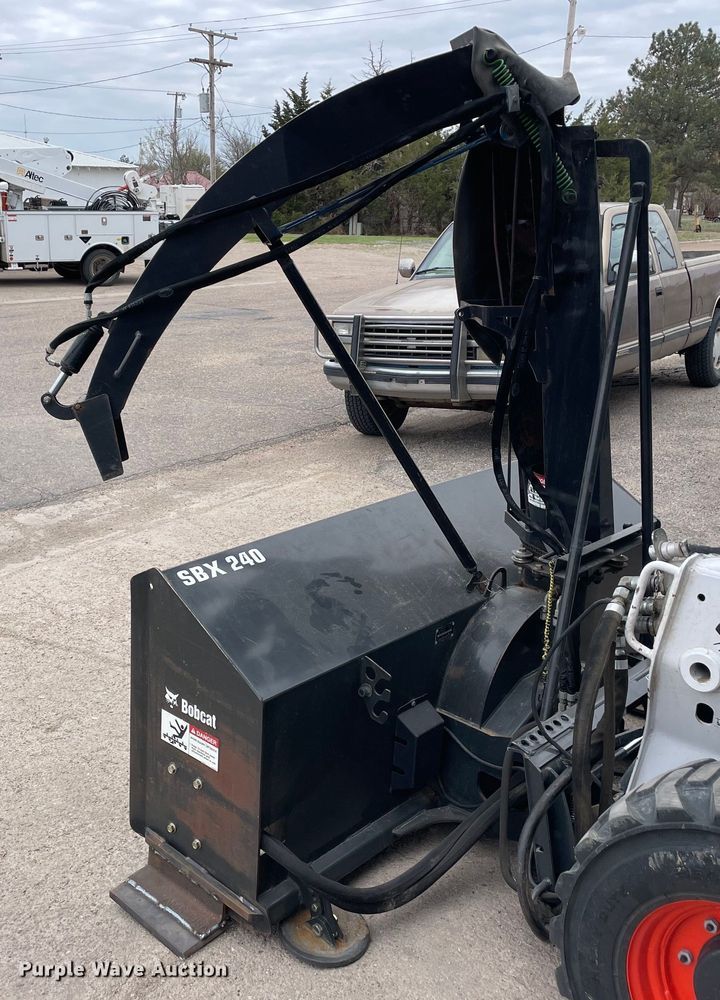 image for item GP9640 2013 Bobcat SBX 240 skid steer snow blower